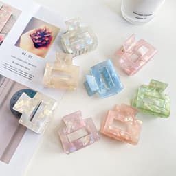 Haarspelden Set - Kleine Klauwen - Haar Styling - Antislip Grip - 5 cm - Wit — thumbnail 5