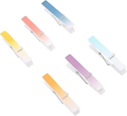 Houten Wasknijpers - Kleurrijke Clips - Handwerk en Decoratie - Geurloos Berkenhout - 100 stuks - Multicolor — thumbnail 3