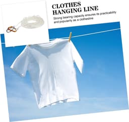 Draagbare Kledinglijn - Waslijn Outdoor - Kleding Drogen - Winddicht Antislip - 800 cm - Zoals Getoond — thumbnail 3