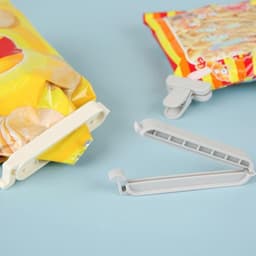 Zaksluitklemmen - Levensmiddelklemmen Voedselclips - Voedsel Vers Houden - Vochtbestendig Ontwerp - 8 stuks - Wit Grijs — thumbnail 5