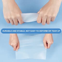 Dailygoods- Siliconen Plaat 200x200mm - 3-delige Set - 1mm Dik - Afdichtingssiliconen - Hoge Thermische Bestendigheid - Flexibel Kwaliteitsmateriaal - Siliconen Mat — thumbnail 5