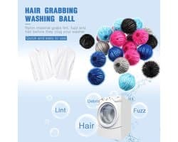 12 Stuks Pluisballen - Huisdierhaar Wasballen - Haarvanger Wasbollen - Wasmachine Huisdierhaarverwijderaar - 6 Kleuren - Ontharing - Verminder Kalkaanslag,Stof en Geuren - Voor Hondenhaar, Dons en Kattenhaar - Voor Wasmachines en Wasdrogers — afbeelding 1
