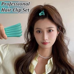 Eendensnavel Haarspelden - Kappersklemmen Haarklemmen - Haar Styling - Antislip Ontwerp - 6 stuks - Diverse Kleuren — thumbnail 4