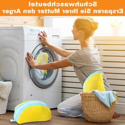 Schoenwaszakken Set van 2, Geschikt voor Wasmachine, Bescherming voor Sportschoenen en Leren Schoenen — thumbnail 3