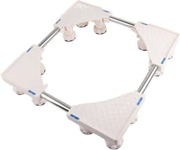Wasmachine Onderstel - Wasautomaat Verhoger - Wasmachine Plaatsen - Verstelbare Afmetingen - 42-62 cm - Zwart — thumbnail 5