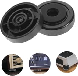 Luidspreker Isolatie Voetjes - Speaker Dempers - Geluidsverbetering - Trillingsdempend Aluminium Rubber - 4x4x1 cm - Zwart — thumbnail 4