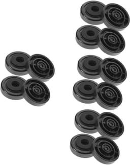 Luidspreker Isolatie Voetjes - Speaker Dempers - Geluidsverbetering - Trillingsdempend Aluminium Rubber - 4x4x1 cm - Zwart — thumbnail 1