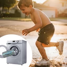 Trainer Wasmachine Tas voor Kinderen, 5,9 * 8,6 inch Herbruikbare en Diepe Schone Schoen Waszak voor Sneakers of Andere Delicatessen - 2 Stuks (voor kinderen) — thumbnail 3