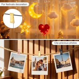 Clips - 30 Stuks - Kleine Klemmen - Mini-metalen klemmen - Hangende krokodillenklemmen - Geschikt voor kleding, foto's, gordijnen, badkamer - 4×1.3cm - Goud — thumbnail 2