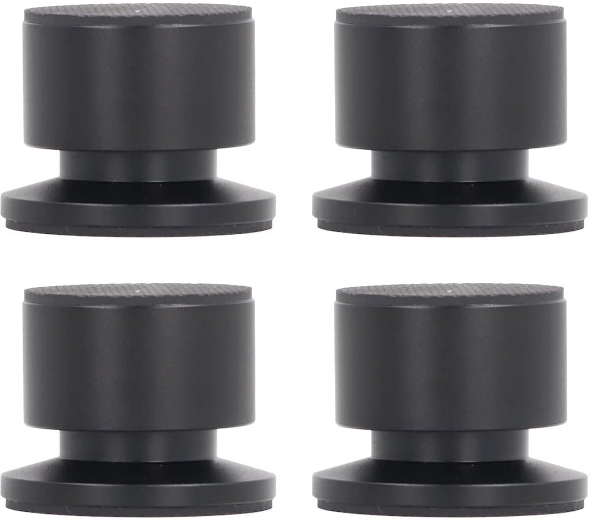 Luidspreker Isolatie Voeten - Demper Pads - Geluid Verbeteren - Verstelbare Hoogte - 4 Stuks - Zilver — afbeelding 1