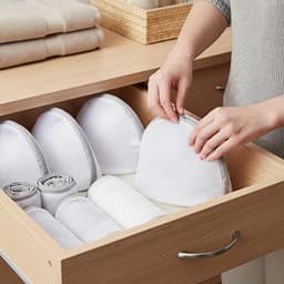 Waszakken Set van 4 - Fijnmazig Polyester - Beschermt Gevoelige Kleding - Herbruikbaar - Voor Wasmachine — thumbnail 5