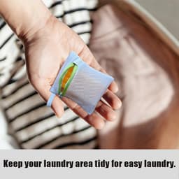 6 stuks kleine waszak, mini anti-klevende opbergtas dikke mesh ritssluiting herbruikbaar voor bescherming van delicate - ShopVlot — thumbnail 5