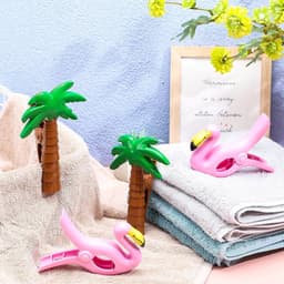 Handdoekklemmen voor strandstoelen, grote strandhanddoekklemmen, strandhanddoekclips, handdoekklemmen, ligstoelen, wasknijpers voor wasgoed, strandhanddoek, badhanddoek zwembad (B) — thumbnail 4