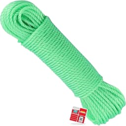 Waslijn Touw - Stevig Koord - Kleding Drogen - Weerbestendig Materiaal - 30 Meter - Blauw Rood — thumbnail 1
