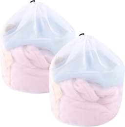 SnelShoppen - 2 x Wasnetten voor Wasmachine 40 x 30 cm, Herbruikbare Waszakken voor Ondergoed, Babykleding, Sokken, Duurzaam en Scheurvast Polyester — thumbnail 1