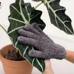 1 paar autowashandschoenen met vingers, zuigend autowashandje, autowashandschoen van ultrazachte microvezel, voor autowassen en raamreiniging (grijs) — thumbnail 2