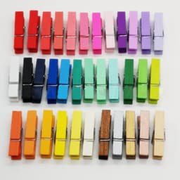 Wasknijpers met Regenboog Kleuren Decoratieve Clips voor Opknoping Kleding Ambachten Kunstwerk Display — thumbnail 1