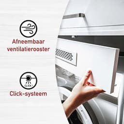 Interlink Lifestyle Studio Flow Wasmachinekast voor Wasmachine en Droogkast - Wit - Uitschuifbaar Werkblad - 67 x 68 x 208 cm — thumbnail 2