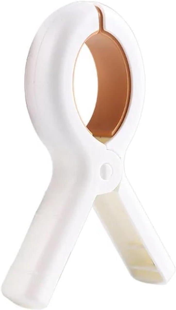 Wasknijpers Kunststof - Kledingklemmen Waslijn - Was Drogen - Goede Grip - 65 x 95 cm - Wit — afbeelding 1