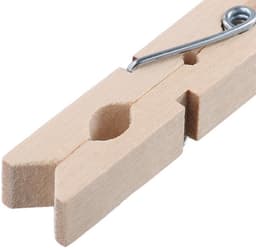 Houten Wasknijpers 300 Stuks - Berkenhout - 7,2 cm - Knijpers voor Knutselen - Decoraties - Hoge Kwaliteit — thumbnail 4
