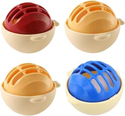 4 ballen voor wasmachine, ontharing van honden, katten, huisdieren, visvorm, klitten en geluidsreductie — thumbnail 1