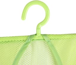 Waszak van Mesh, Multifunctionele Opbergtas van Mesh voor Ondergoed, Reistas met Ophanghaak voor Sokken, Kousen, Bh's en Ander Ondergoed de badkamer. (GREEN) — thumbnail 4