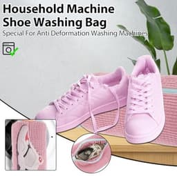 Set van 2 Waszakken voor de Wasmachine - Herbruikbaar met Ritssluiting - Roze — thumbnail 4