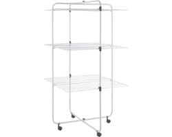 Tomado Metaltex - Dijon 33 Droogtoren - 3 etages - 33 m - wit — afbeelding 1
