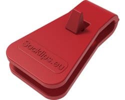 Clip voor sokken en dekbedovertrek Rood, 7 stuks