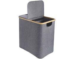 Ezystorage Opvouwbare wasmand 2 vakken - 87 liter
