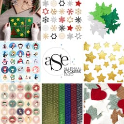 Mini Knijpers Kerst - 24 Houten Knijpertjes Kerstkleuren - Knijpertjes voor Kaarten — thumbnail 5