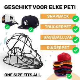 CapKing Cap Washer - 2 Stuks - Wasframe voor alle Petten - Vormbehoud — thumbnail 3
