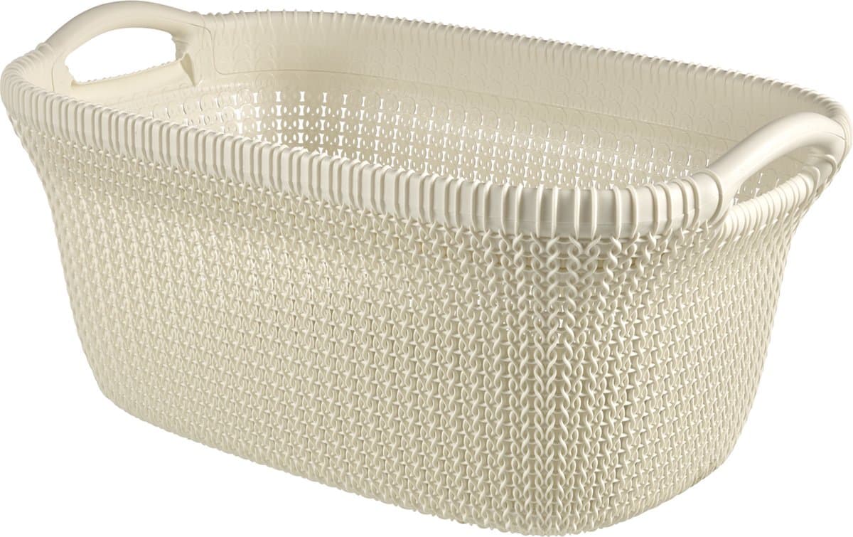 Curver Knit Wasmand - 40 liter - Oasis White — afbeelding 1