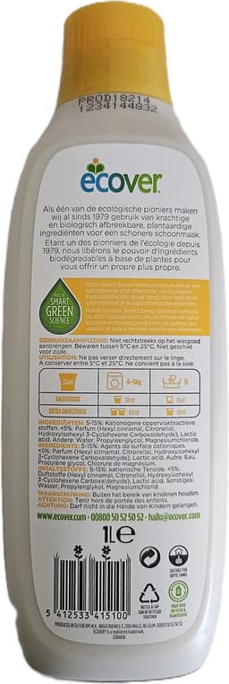 Ecover Wasverzachter gardenia en vanille — thumbnail 2