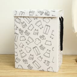 Trendx Store-Opbergmand kinderen - Speelgoedmand kinderen - wasmand opvouwbaar-Wasmand & Opbergmand Kinderkamer - Stijlvolle Kledingmand - 57L Wasmand — thumbnail 3