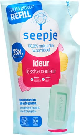 Seepje Wasmiddel Navulling - Kleur - Magische Magnolia 1L - 23 Wasbeurten — thumbnail 1