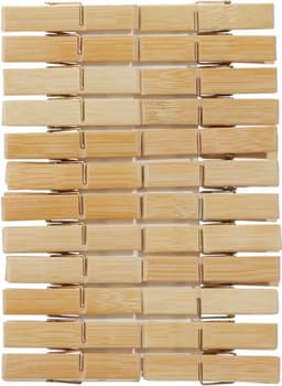 Cepewa Houten wasknijpers - 144x stuks - 7 cm - Huishoudelijke producten - knijpers - was ophangen — thumbnail 1
