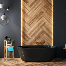 wasmand rek - bamboe - 2 planken - 95 x 40 x 30 cm - badkamerrek - uitklapbaar — thumbnail 2