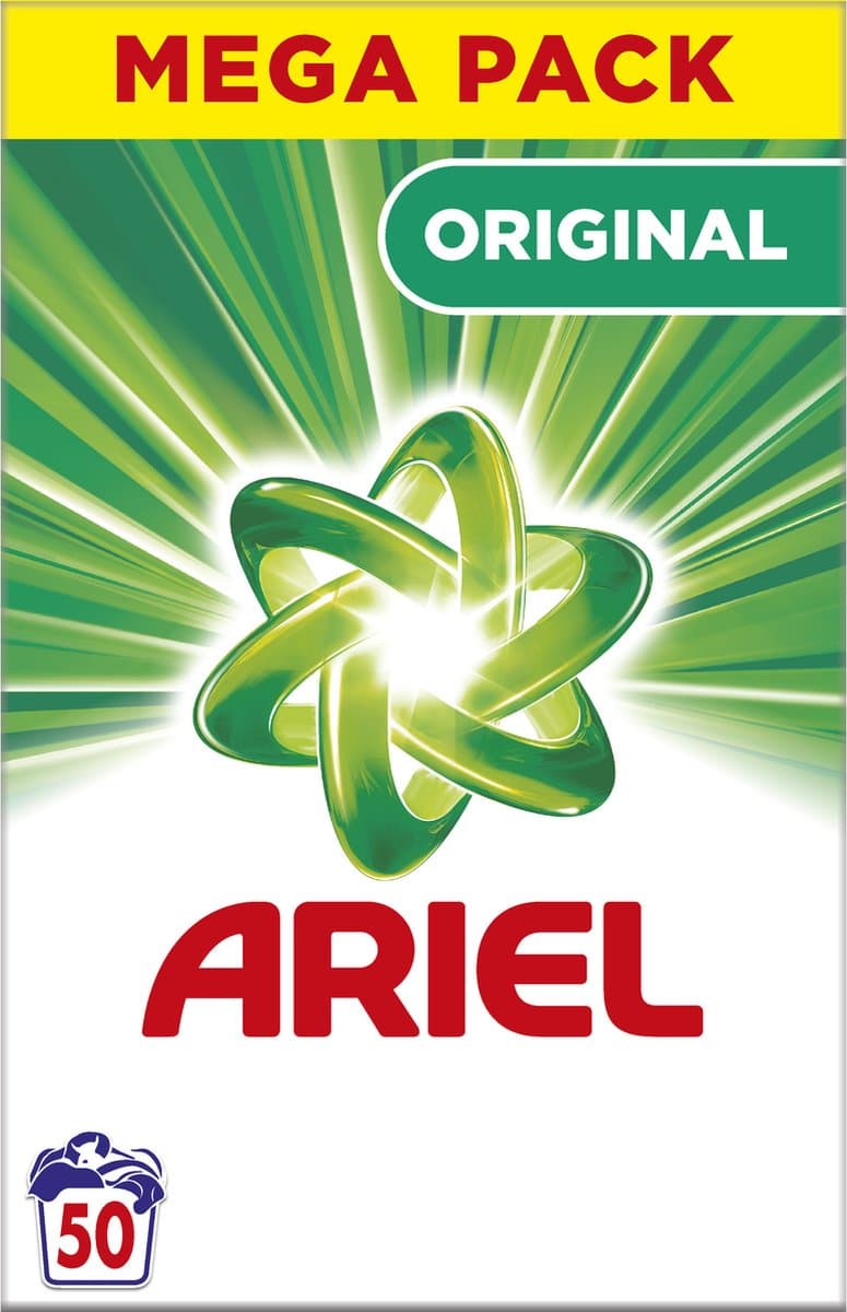 Ariel Waspoeder - Wasmiddel - Original - 50 Wasbeurten — afbeelding 1