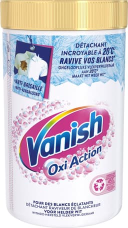 Vanish Oxi Action Whitening Booster Poeder - Vlekverwijderaar Voor Witte Was - 1,41kg — thumbnail 1