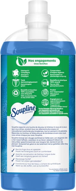 Soupline Hemels Fris Geconcentreerde Wasverzachter - 3 x 1.35L - 56 Wasbeurten Per Verpakking - Voor Langdurige Frisheid - Voordeelverpakking — thumbnail 2