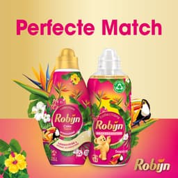Robijn Perfect Match Wasmiddel en Wasverzachter Pakket - Tropical - voor langdurige kleurbescherming - set van 5 (60 wasbeurten) — thumbnail 3