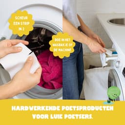 YOKUU Probiotische Wasstrips - 128 Wasbeurten - Wasdraadfrisse Geur - Reis Wasmiddel - Ultra Geconcentreerd en Voorgedoseerd - Ecologisch Wasproduct — thumbnail 2