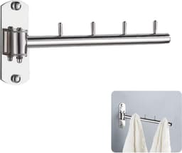 Droogrek - Rekken om Handdoeken Kleding te drogen - wanddroogrek - Inklapbaar Universeel Wasrek hangend - Inklapbaar - Wasrek Hangend - Ophangbaar - 27.5CM — thumbnail 1
