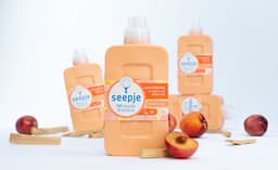 Seepje Wasverzachter Sandelhout & Perzik - 180 wasbeurten - 6 x 750 ml - Voordeelverpakking — thumbnail 5