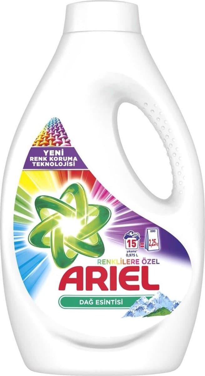 Ariel Vloeibaar Wasmiddel Bergbreeze 975 ml — afbeelding 1