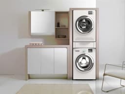 Meliconi Base Torre Extra L60 - Stapelkit - Met Opberglade - Wasmachine & Droger - Max 250KG - 62.5 x 24.5 x 60 cm — thumbnail 4