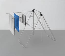 Tomado - Droogrek Vento Plus - 30 meter drooglengte - Zilvergrijs - 5 jaar garantie - vleugels in hoogte verstelbaar - extra stang voor kledinghangers — thumbnail 5