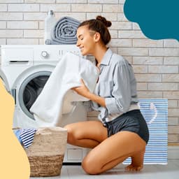 Trendyblend® Wasmand Katoen & Opbergmand – Wasmand Opvouwbaar – Wasbox 72 L – Wasmand Staand - Waszak — thumbnail 4