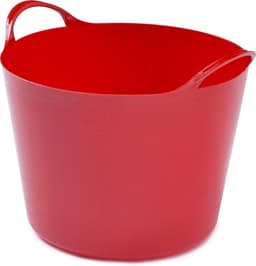 Whitefurze Flexibele emmer - 14 liter - Kunststof - Rood - 32 x 36 x 25 cm — thumbnail 1